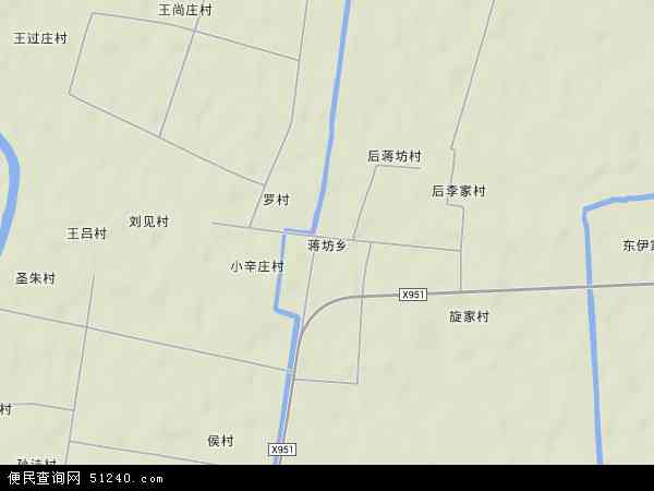 中国河北省衡水市阜城县蒋坊乡地图(卫星地图)图片