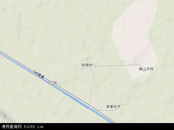 中国吉林省松原市扶余市拉林农场地图(卫星地图)图片