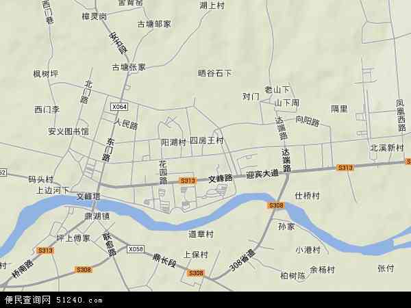 中国江西省南昌市安义县龙津镇地图(卫星地图)图片