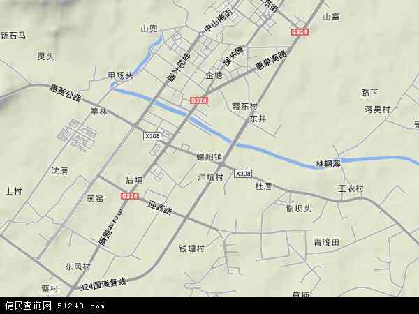 福建省泉州市惠安县螺阳镇地图(地图)