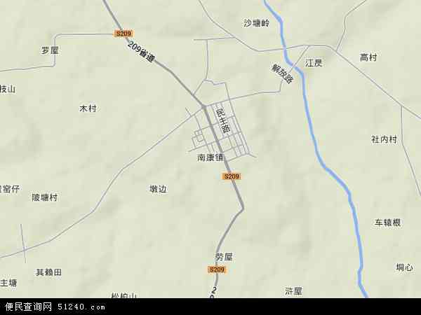 广西壮族北海市铁山港区南康镇地图(地图)