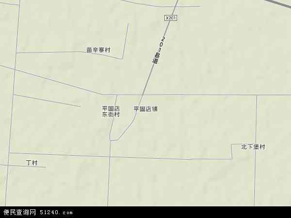 中国河北省邯郸市广平县平固店镇地图(卫星地图)图片
