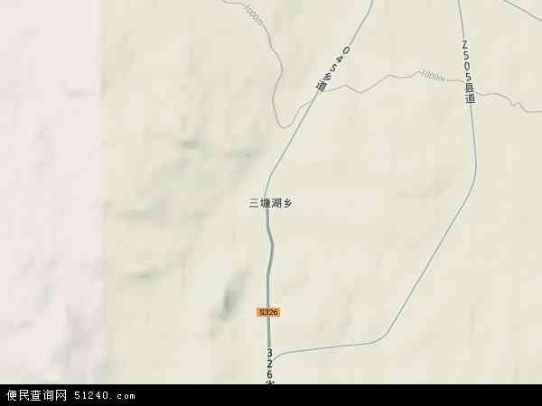 哈密地区巴里坤哈萨克自治县三塘湖乡地图(卫星地图)图片