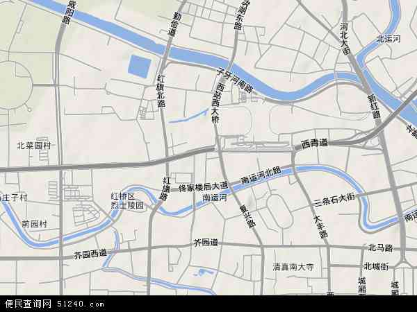 天津市红桥区邵公庄地图(地图)
