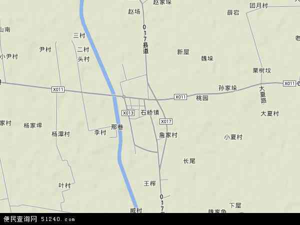 中国安徽省马鞍山市当涂县石桥镇地图(卫星地图)图片