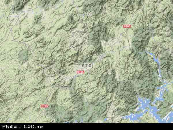 新丰县地图 - 新丰县卫星地图 - 新丰县高清航拍