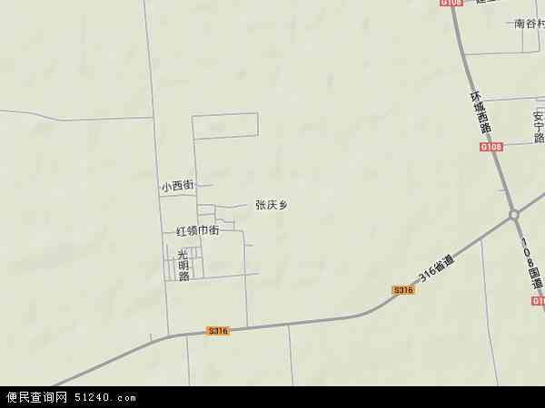 中国山西省晋中市榆次区张庆乡地图(卫星地图)图片