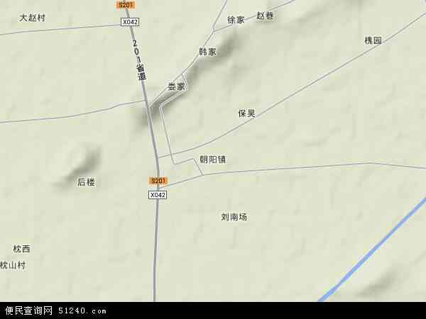 中国安徽省宿州市灵璧县朝阳镇地图(卫星地图)图片