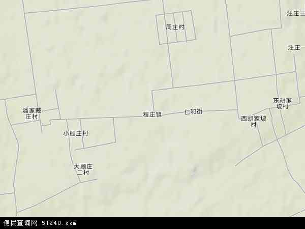 河北省唐山市滦南县程庄镇地图(地图)