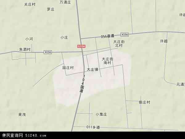 中国安徽省宿州市泗县大庄镇地图(卫星地图)图片