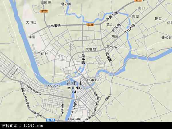 中国广西壮族自治区防城港市东兴市东兴镇地图图片