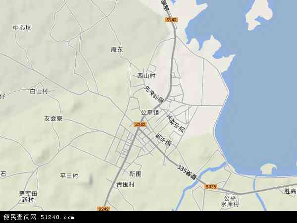 广东省汕尾市海丰县公平镇地图(地图)