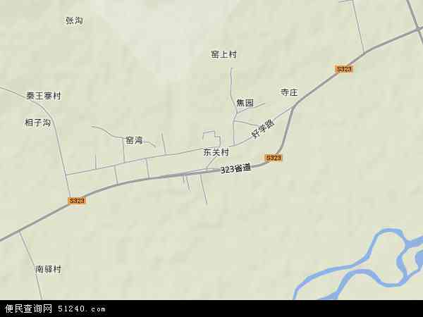 中国河南省洛阳市宜阳县韩城镇地图(卫星地图)图片图片