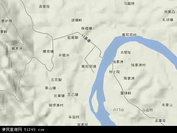 湖南省永州市冷水滩区黄阳司镇地图(地图)