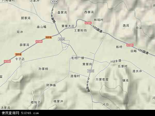 安徽省六安市金安区毛坦厂镇地图(地图)