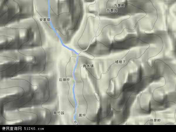 青水镇地图 - 青水镇卫星地图 - 青水镇高清航拍