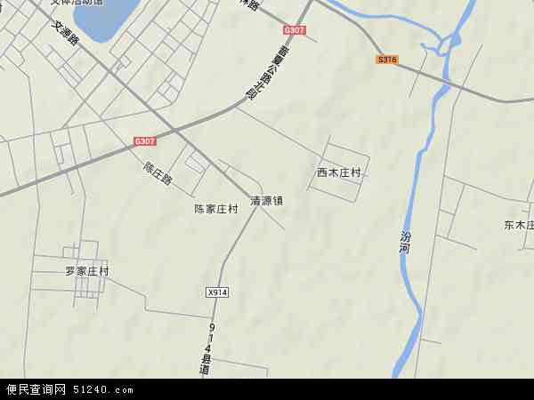 山西省太原市清徐县清源镇地图(地图)