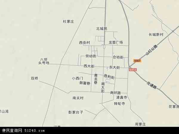 甘肃省张掖市山丹县清泉镇地图(地图)
