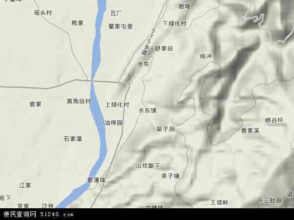 中国 湖南省 怀化市 溆浦县 水东镇  本站收录有:2017水东镇卫星地图图片