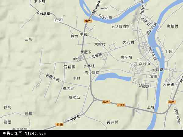 广东省梅州市五华县水寨镇 地图 ( 地图 )
