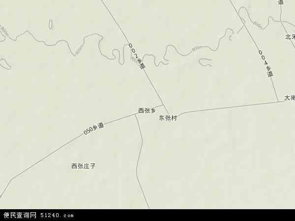 山西省忻州市忻府区西张乡地图(地图)