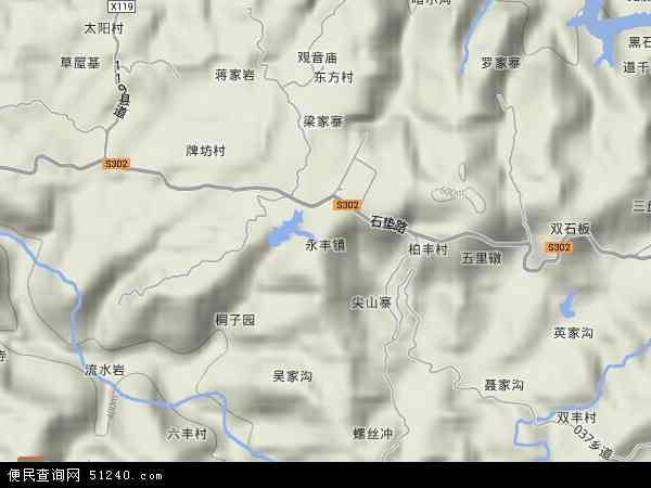 重庆市忠县永丰镇地图(地图)
