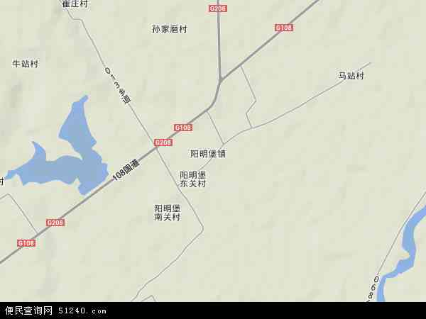 山西省 忻州 市代县阳明堡镇地图(地图)