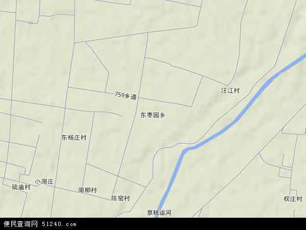 中国河北省邢台市临西县东枣园乡地图(卫星地图)图片