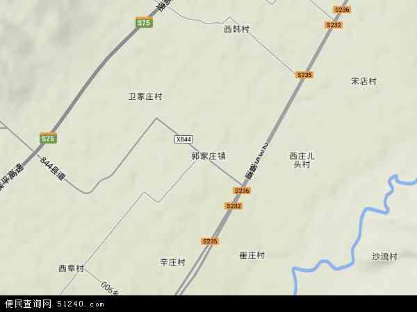 中国山西省运城市闻喜县郭家庄镇地图(卫星地图)图片