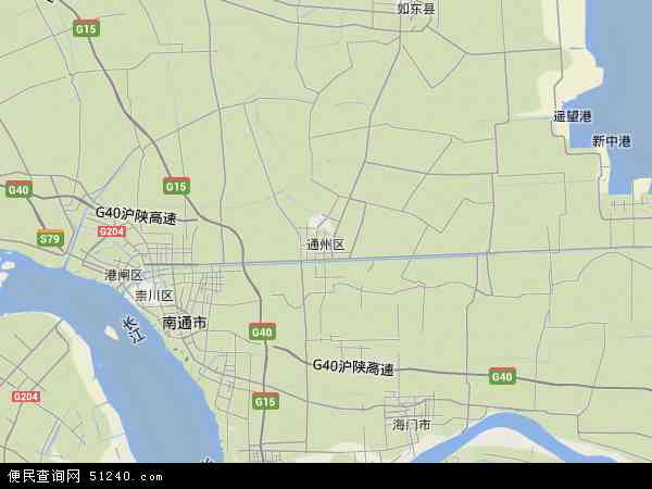 江苏省南通市通州区环本农场地图(地图)