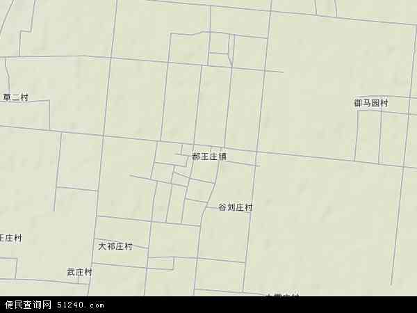 中国山东省德州市武城县郝王庄镇地图(卫星地图)图片