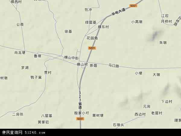 中国安徽省芜湖市繁昌县横山公共服务中心地图(卫星地图)图片