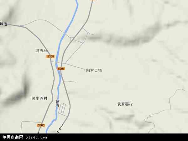 山西省忻州市宁武县阳方口煤矿生活区地图(地图)