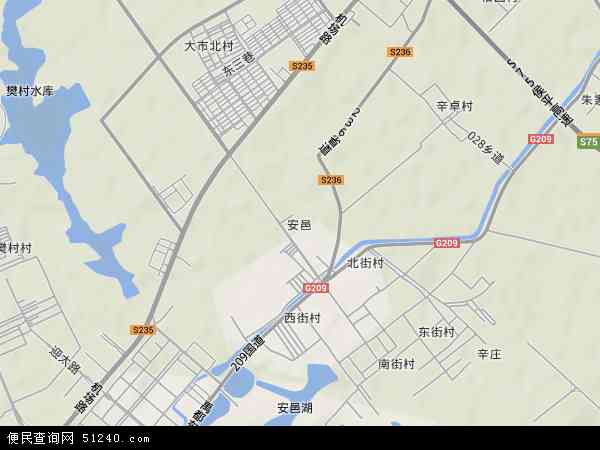 中国山西省运城市盐湖区安邑地图(卫星地图)图片