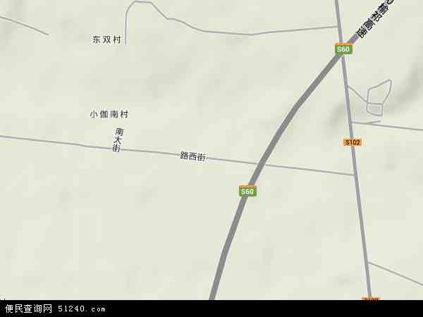 中国山西省晋中市榆次区路西地图(卫星地图)图片