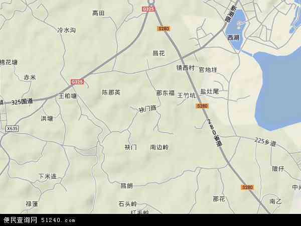 广东省茂名市茂港区高地地图(地图)