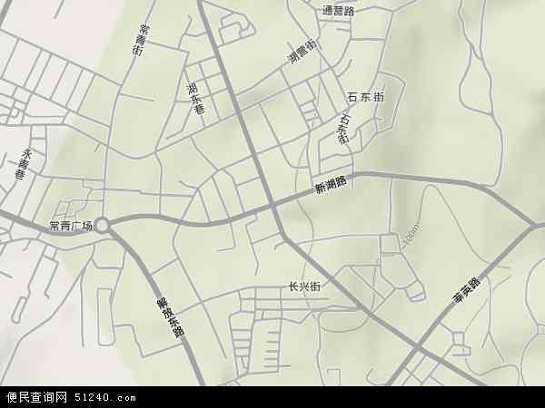 中国辽宁省鞍山市铁东区湖南地图(卫星地图)图片