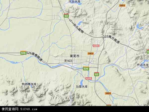 中国 山东省 莱芜市  本站收录有:2019莱芜市卫星地图高清版,莱芜市图片