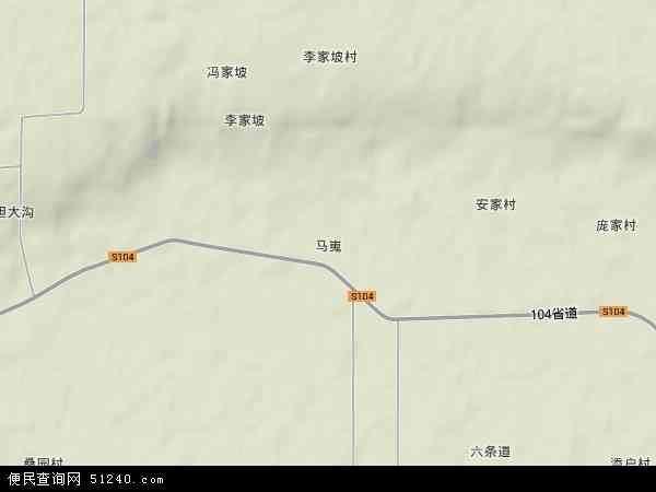 陕西省咸阳市兴平市马嵬地图(地图)