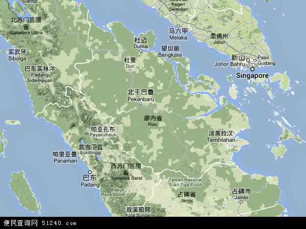 廖内地图 - 廖内卫星地图 - 廖内高清航拍地图 -