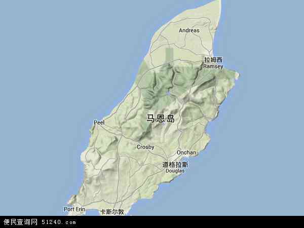 曼岛地图 - 曼岛卫星地图 - 曼岛高清航拍地图 -