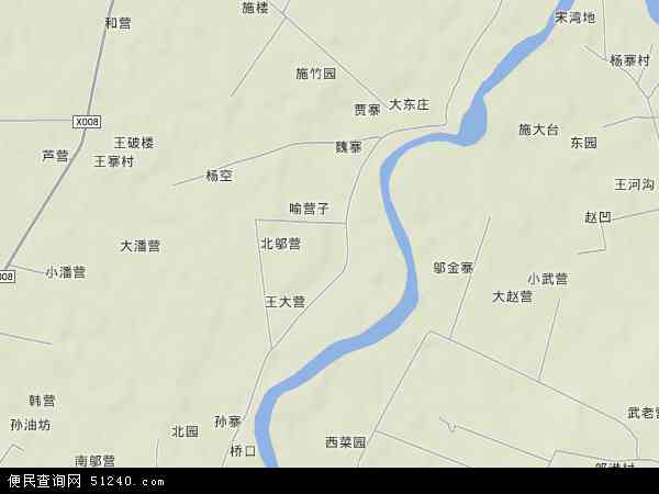 中国河南省信阳市淮滨县顺河地图(卫星地图)图片