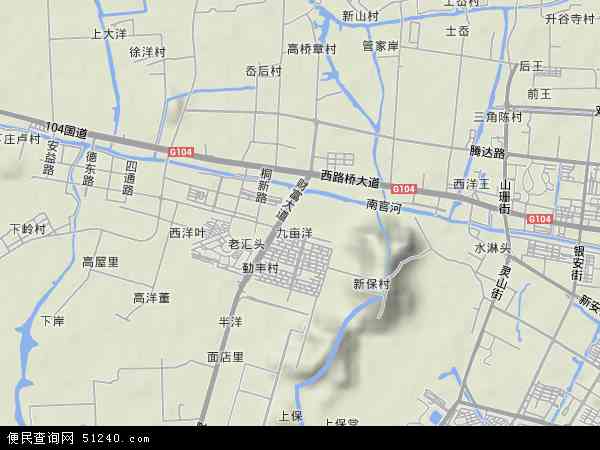 中国浙江省台州市路桥区桐屿地图(卫星地图)图片