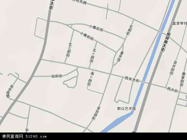 中国河北省保定市北市区西关地图(卫星地图)图片