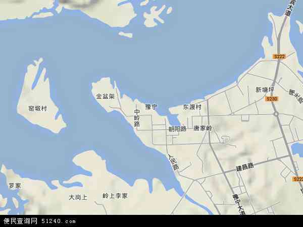 中国江西省九江市武宁县豫宁地图(卫星地图)图片