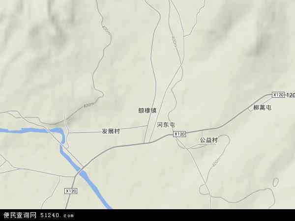 中国吉林省延边朝鲜族自治州敦化市额穆镇地图(卫星地图)图片