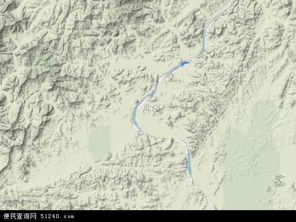 韩国忠清南道扶余郡地图(卫星地图)图片