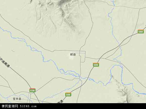 郏县地图 - 郏县卫星地图 - 郏县高清航拍地图 -