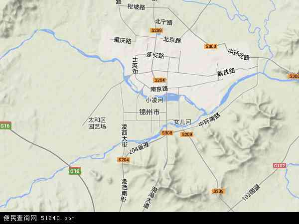 辽宁省锦州市地图(地图)