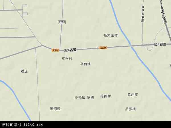 中国河南省商丘市梁园区平台地图(卫星地图)